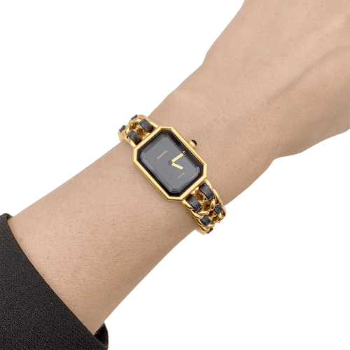 Montre Montre Chanel, "Première", plaqué or. 58 Facettes 34659
