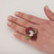 Bague Bagues saphirs jaunes et oranges 58 Facettes