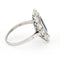 Bague 53.5 Bague Pompadour Saphir Art-Déco 58 Facettes