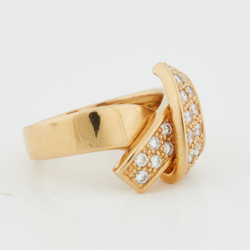 Bague Bague Or Jaune - Diamants 58 Facettes RÉF 6154/12