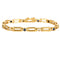 Bracelet Bracelet en or jaune, diamants et saphirs 58 Facettes LP1236/17
