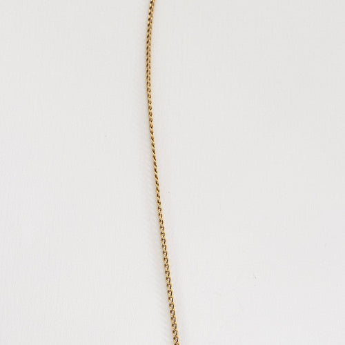 Collier Chaîne en or jaune 18K à petite maille forçat 58 Facettes CHA5342-1