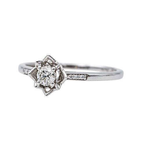 Bague 55 Mauboussin  Bague  Solitaire Ma reine d'amour Or blanc Diamant 58 Facettes 4342793RV