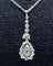 Collier Collier 1900 Diamant Poire 58 Facettes