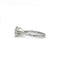 Bague 50 Solitaire - Or blanc & Diamant 1,45 cts 58 Facettes 250232R