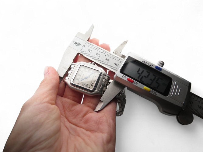 Montre montre CARTIER panthere gm 130000c quartz 41 mm acier   +boite 58 Facettes 269447