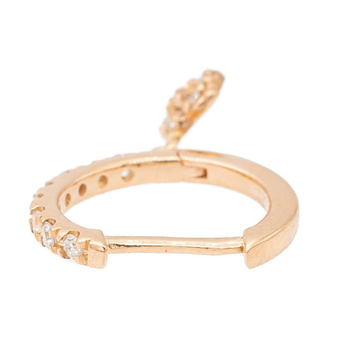 Boucles d'oreilles Ginette NY Boucles d'oreilles Be mine lotus solo Or rose Diamant 58 Facettes 2678580CN