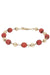 Bracelet BRACELET BOULES CORAIL OR JAUNE 58 Facettes 086761