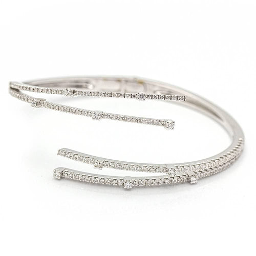 Bracelet Bracelet RAY en or blanc et diamants. Neuf. 58 Facettes D359739LF