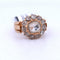 Bague 55 Bague ancienne en or rose avec diamants 58 Facettes