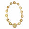 Collier Collier historique de 1820 en citrine et or, filigrane et granulation, très bel état 58 Facettes 25125-0132