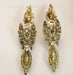 Boucles d'oreilles Boucles d'oreilles antiques en or jaune émeraude et diamant 58 Facettes 7616