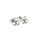 Boucles d'oreilles Boucles d'oreilles fleurs or blanc diamants 58 Facettes