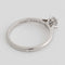 Bague 50 Bague Cartier Solitaire 1895, diamant rond de 0,35 carat, certifié GIA, couleur E/VVS2 58 Facettes
