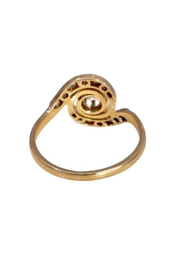 Bague 57 Bague tourbillon Belle Époque diamants 58 Facettes