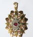 Broche Pendentif Broche Napoléon III trois ors diamants grenat 58 Facettes 571