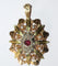 Pendentif Pendentif Broche Napoléon III trois ors diamants grenat 58 Facettes 571