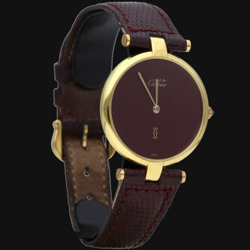 Montre Cartier Montre Must De Cartier Vermeil 58 Facettes MT44365