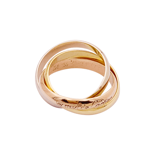 Bague 55 Bague CARTIER Trinity Must, trois ors. 58 Facettes 34532