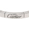 Bague 62 Cartier Bague Alliance Lanières Or blanc 58 Facettes 4061190CN