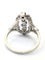 Bague 57 Bague en platine avec diamants 58 Facettes