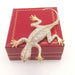 Brooch Salamander brooch Pink gold Diamonds 6.94 ct 58 Facettes