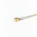 Collier Collier en or blanc et citrine 58 Facettes 30824