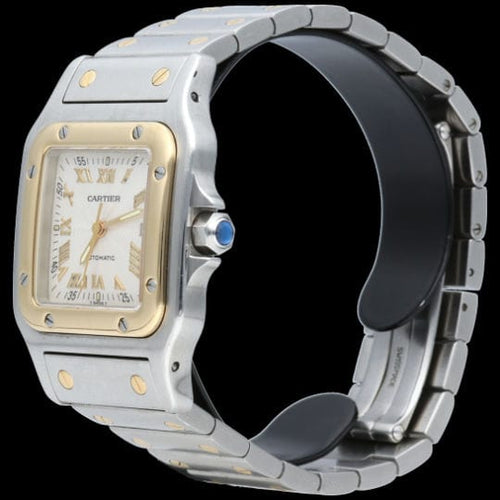 Montre Cartier Montre Santos Galbee Or Jaune 18K / Acier 58 Facettes MT42135