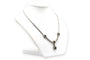 Collier Collier Années 70 en or blanc 18 carats et saphirs, diamants 58 Facettes 23301