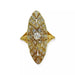 Bague 56 Bague Marquise or jaune et diamants 58 Facettes 330069306