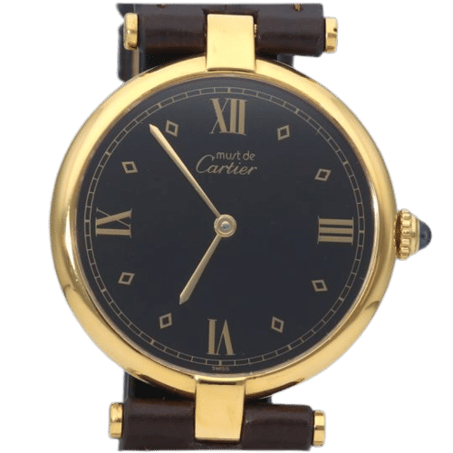 Montre Cartier Montre Must De Cartier Vermeil 58 Facettes MT44910
