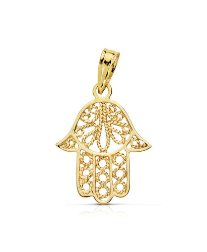 Pendentif Pendentif Main de Fatma Or jaune 18K 58 Facettes MAINDEFATMA/XLAA0322