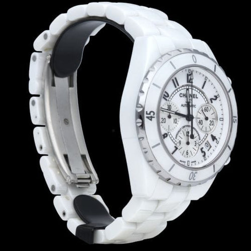 Montre Chanel Montre J-12 Chronograph Automatic Ceramic 58 Facettes MT44647