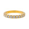 Bague 53 Bague Demi alliance Or jaune Diamant 58 Facettes 4113262CN