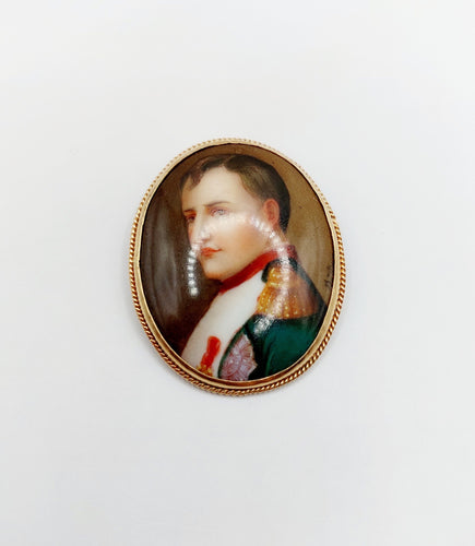 Pendentif Broche pendentif antique or rose 58 Facettes A02447