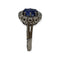 Bague 50 Bague platine sertie d’un saphir de Ceylan non chauffé de 1.82 cts et diamants 58 Facettes 330079802