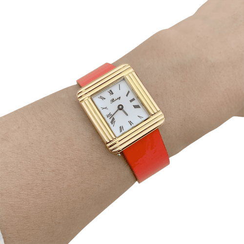 Montre Montre Poiray, "Ma Première", plaqué or, acier. 58 Facettes 34521