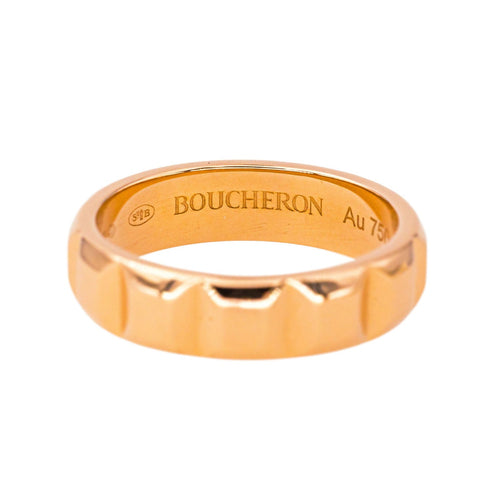 Bague 53 Boucheron Bague Alliance Clou de Paris Or rose 58 Facettes 4446753CN