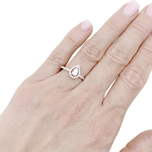 Bague 52 Bague Messika, « M-Love », or blanc et diamants. 58 Facettes 35122