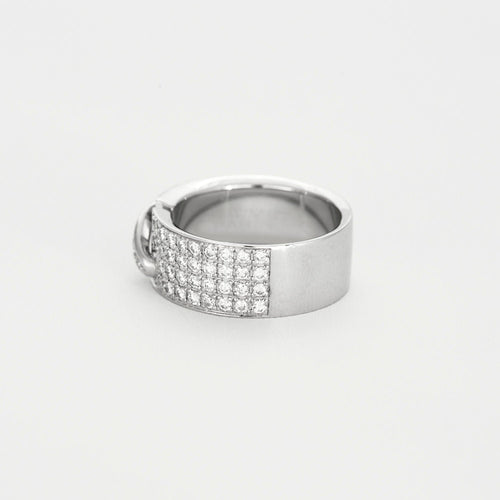 Bague 52 CHAUMET - Bague Liens en or blanc et diamants 58 Facettes