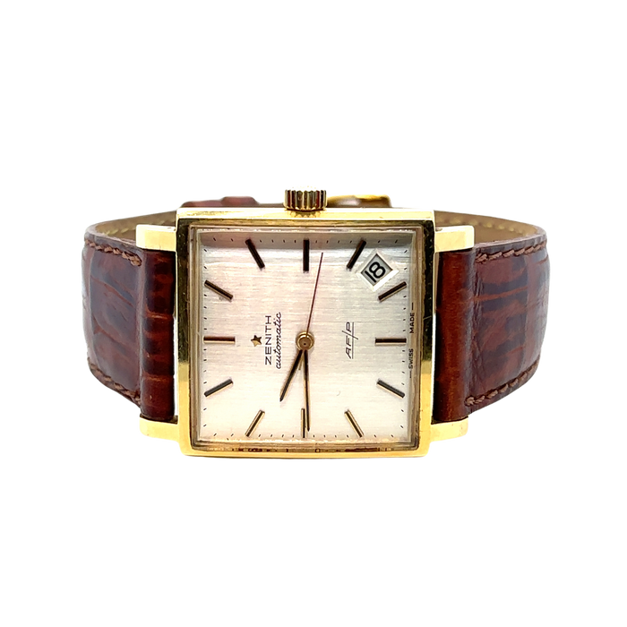 ZENITH - Montre vintage automatique or jaune