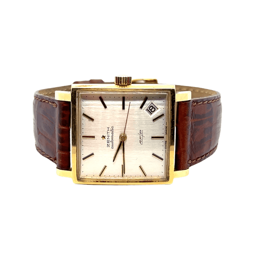 Montre ZENITH - Montre vintage automatique or jaune 58 Facettes 10081/16