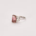 Bague 52 Bague tourmaline rose diamants 58 Facettes