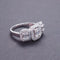 Bague 54.5 Bague or blanc diamants 58 Facettes 4778