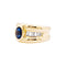 Bague 59 Bague or jaune, saphir et diamants. 58 Facettes 35222