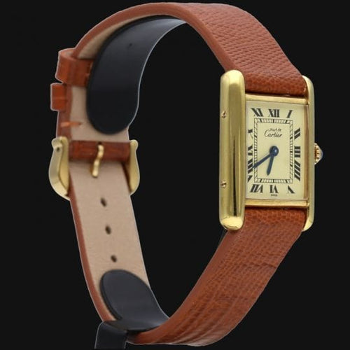 Montre Cartier Montre Must De Cartier Vermeil 58 Facettes MT44361