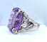 Bague 60 DIOR - Bague or blanc, grand modèle MISS DIOR, améthyste et diamants 58 Facettes AB638