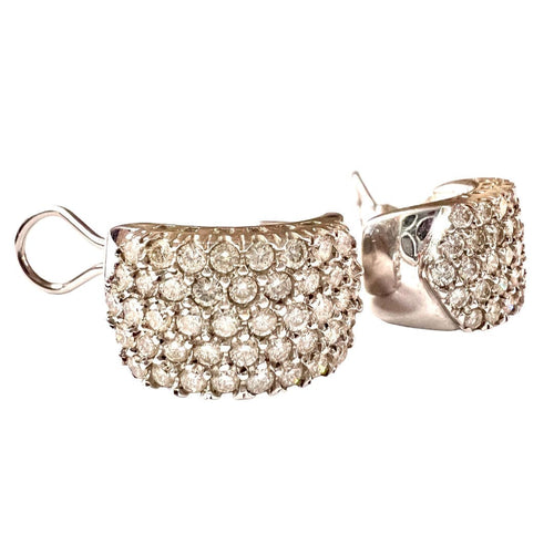 Boucles d'oreilles BOUCLES D'OREILLES MODERNES DU XXE SIÈCLE 58 Facettes Q915A