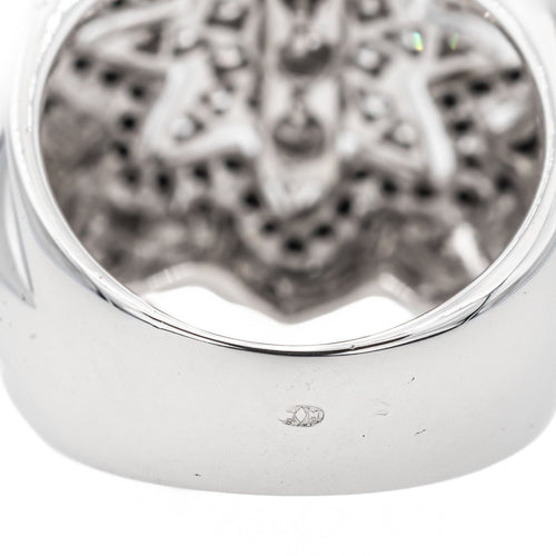 Bague 54 Bague Etoile Or blanc Diamant 58 Facettes 3389098CN