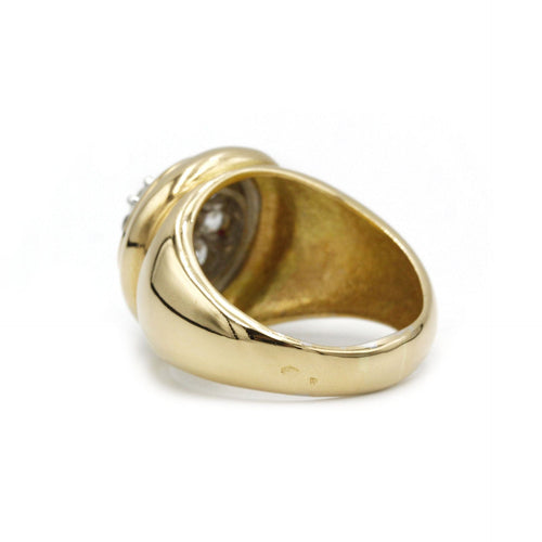 Bague - Or jaune et diamants